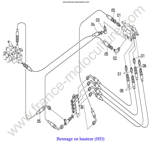 Durite soupape KUBOTA G18