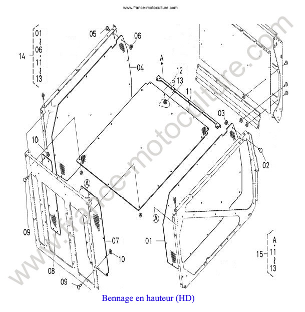 Filtres de bac KUBOTA G18