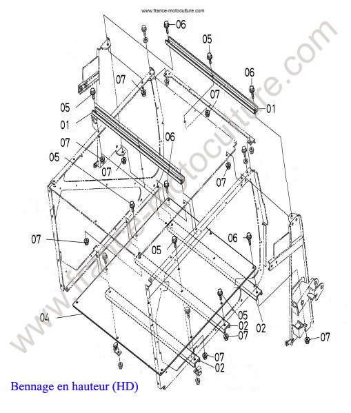 Fond de panier KUBOTA G18