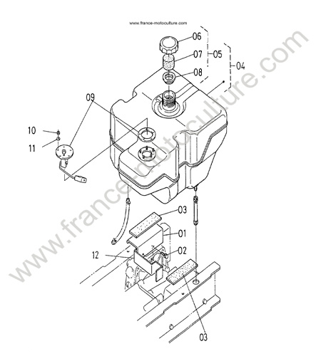 Reservoir KUBOTA G1900