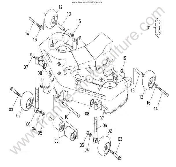 Roues de jauge KUBOTA G21