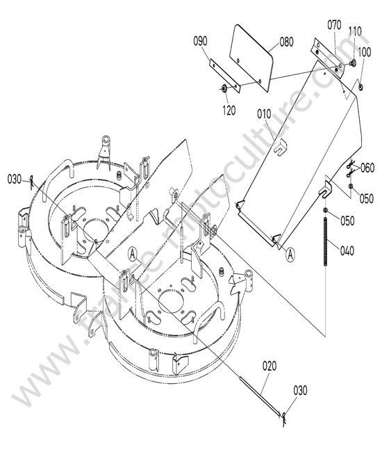 Conduit plateau KUBOTA G23-II