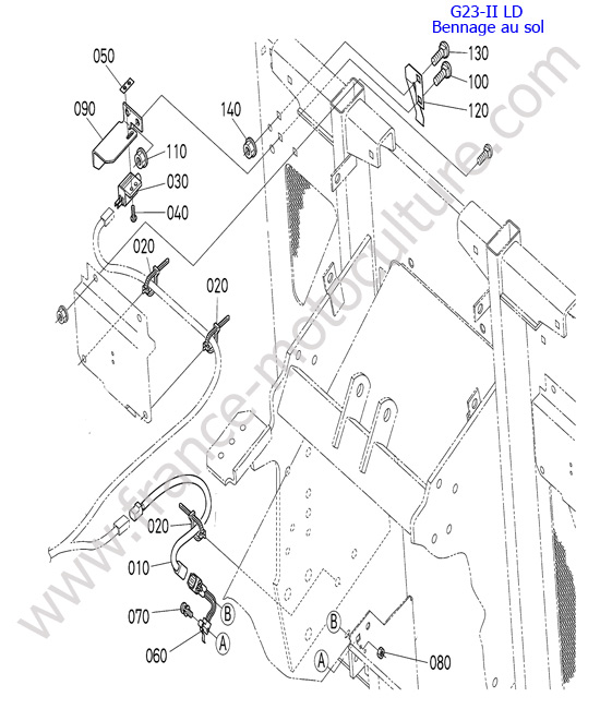 Interrupteur bac LD KUBOTA G23-II