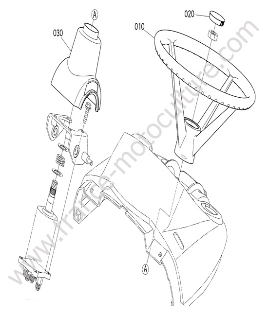 Volant direction KUBOTA G231