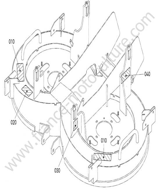Etiquettes plateau KUBOTA G231
