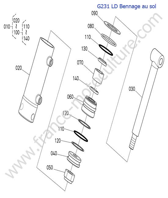 Verin bac LD KUBOTA G231