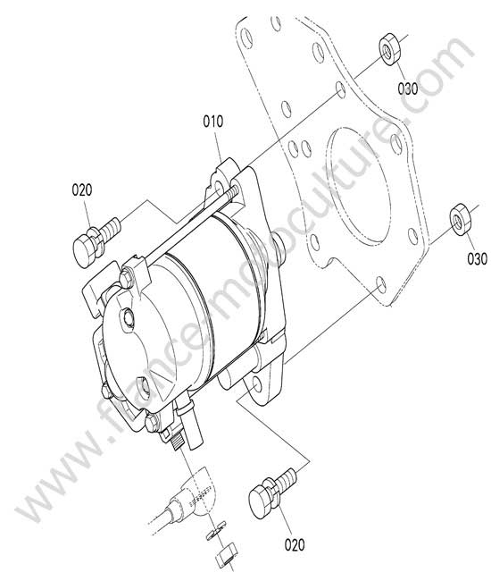 Demarreur KUBOTA G231