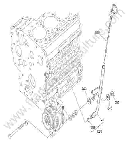 KUBOTA - G231 : Jauge moteur