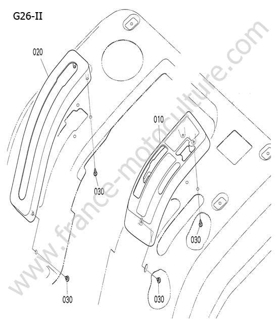Guide de levier KUBOTA G26-II