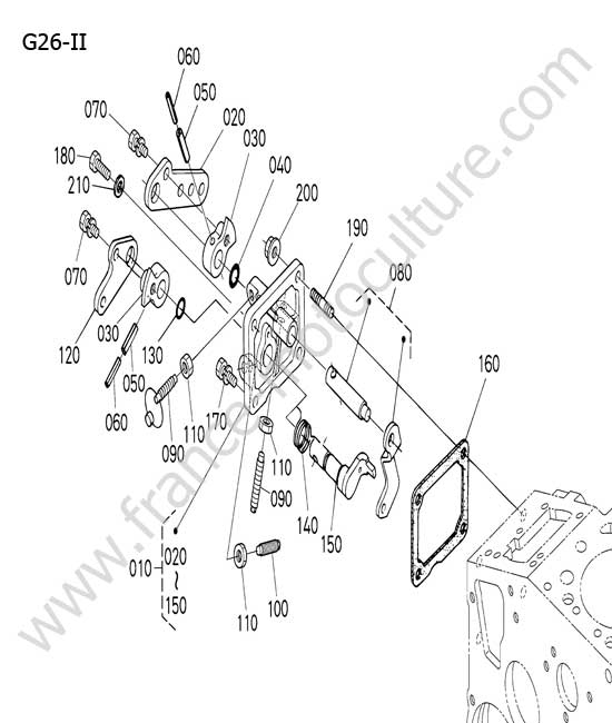 Plaque limiteur KUBOTA G26-II