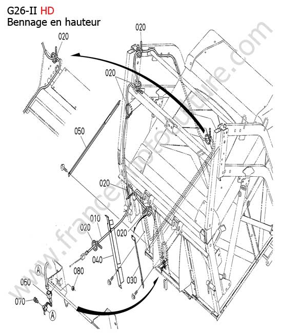 Contacteur bac HD KUBOTA G26-II