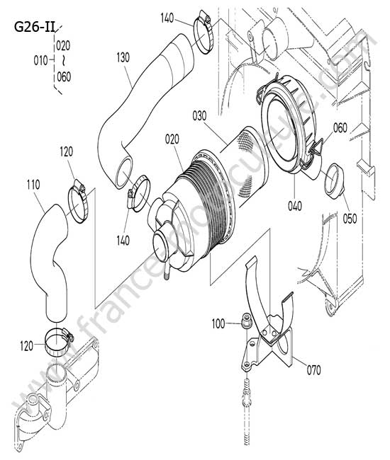 Filtre a air KUBOTA G26-II