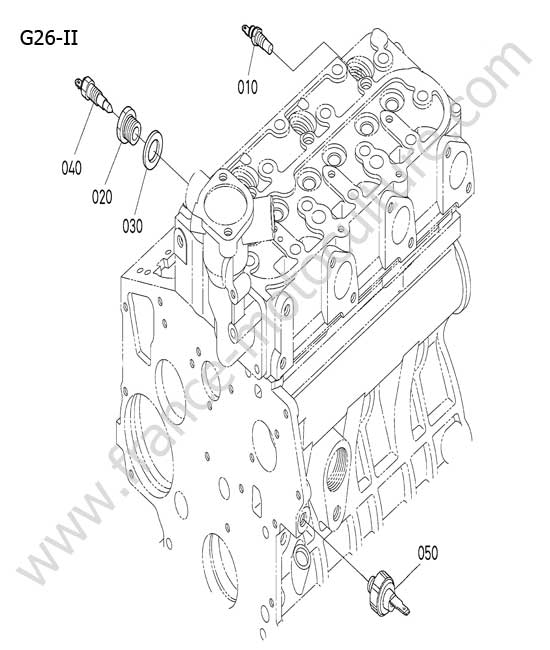 Sondes moteur KUBOTA G26-II