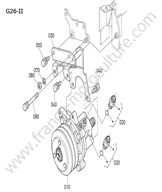 Embrayage PDF KUBOTA G26-II