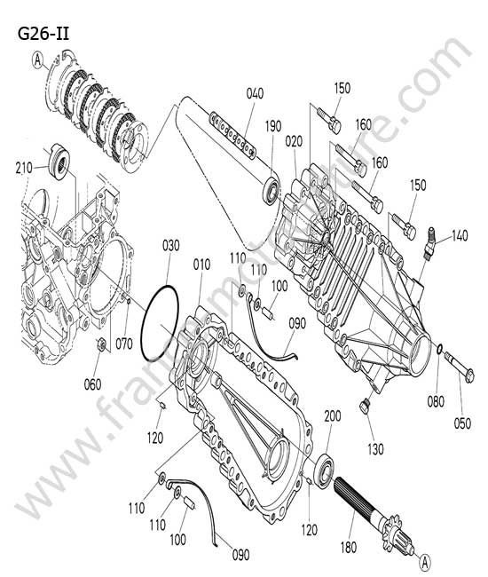 Carter pont ARG KUBOTA G26-II