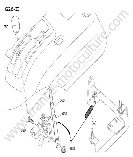 Levier PDF KUBOTA G26-II