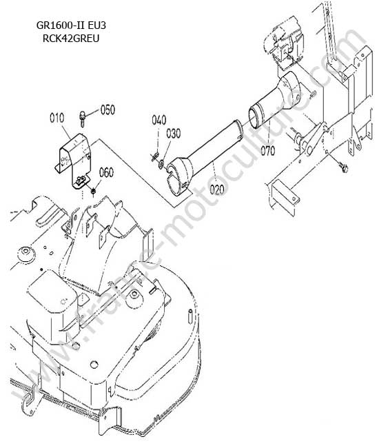 Protection cardan (EU) KUBOTA GR1600-II