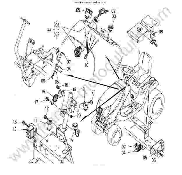 KUBOTA - GR1600 : Composants électriques