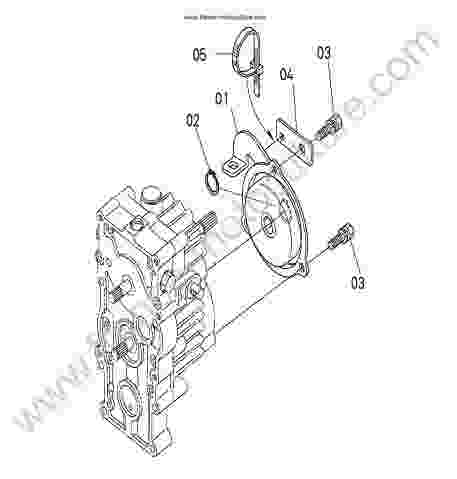 KUBOTA - GR1600 : Frein