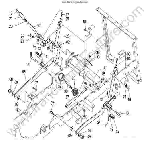 KUBOTA - GR1600 : Maillon