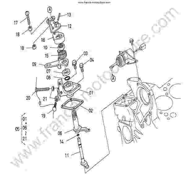 KUBOTA - GR1600 : Plaque controle vitesse
