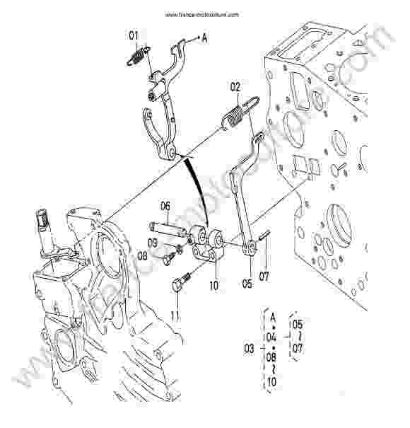 KUBOTA - GR1600 : Regulateur vitesse