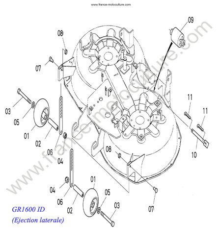 Roues (ID) KUBOTA GR1600