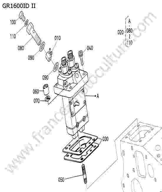 KUBOTA - GR1600ID-II : Pompe injection