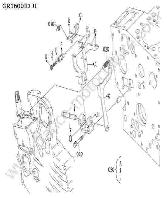 KUBOTA - GR1600ID-II : Regulateur Série >=4JA0001