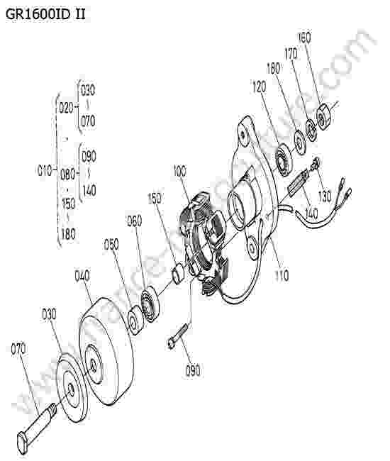 KUBOTA - GR1600ID-II : Alternateur - dynamo