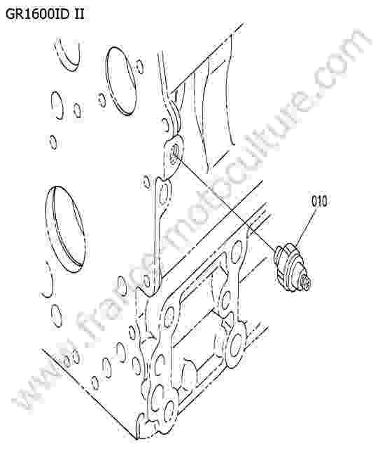 KUBOTA - GR1600ID-II : Sonde huile moteur