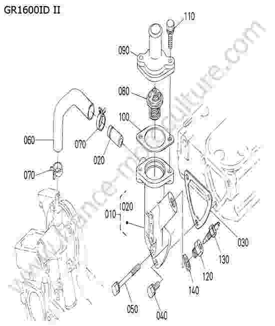 KUBOTA - GR1600ID-II : Thersmostat