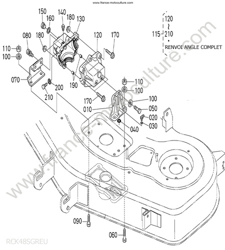 RCK48SGREU : Carter KUBOTA GR2120