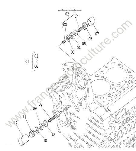 Ralentisseur KUBOTA GZD15