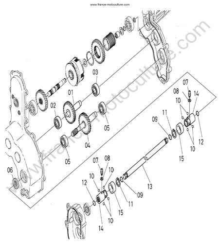 Arbre inter. PDF KUBOTA GZD15