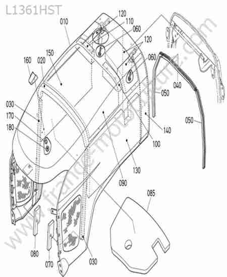 KUBOTA - L1361 : Capot