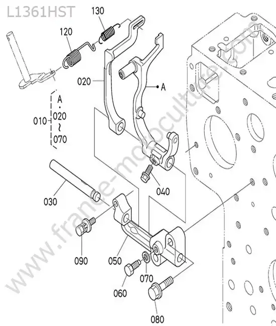 Regulateur regime KUBOTA L1361