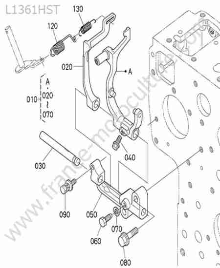 KUBOTA - L1361 : Regulateur regime