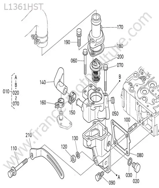 Thermostat KUBOTA L1361