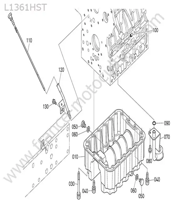 Carter huile KUBOTA L1361