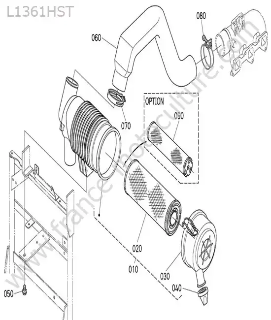 Filtre a air KUBOTA L1361