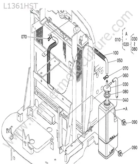 Vase expansion KUBOTA L1361