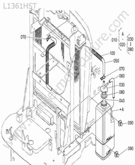 KUBOTA - L1361 : Vase expansion