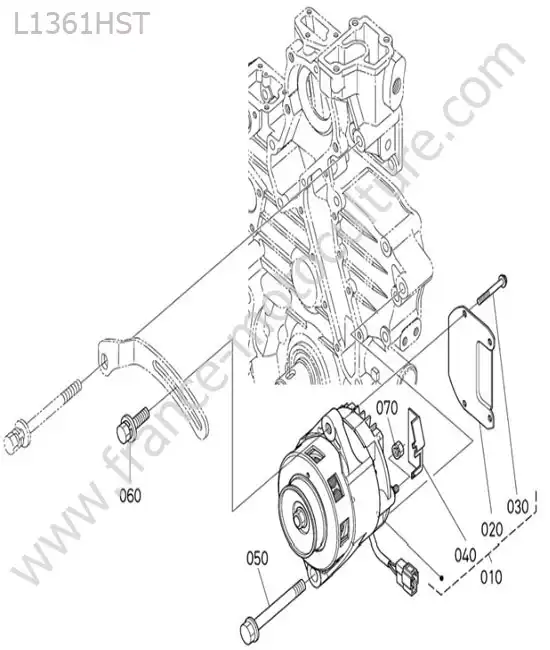 Alternateur KUBOTA L1361