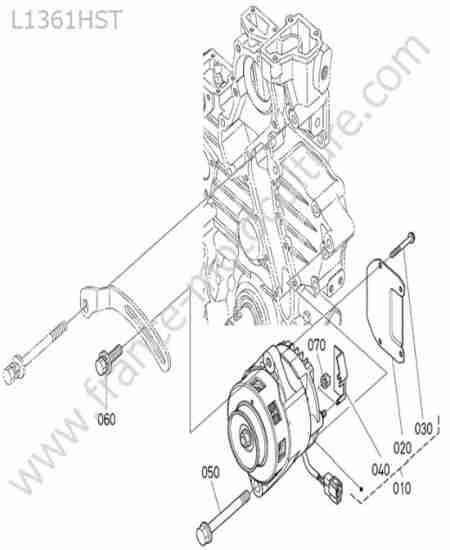KUBOTA - L1361 : Alternateur