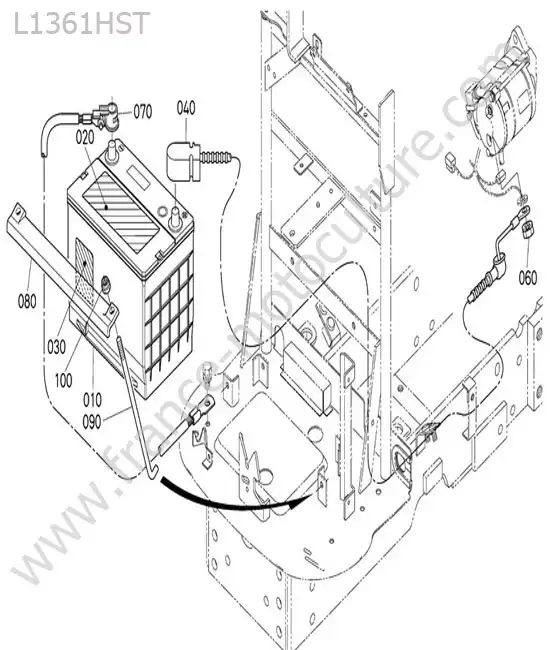 Batterie KUBOTA L1361