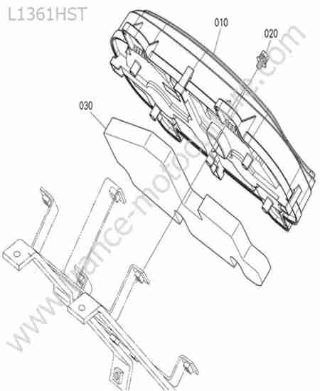 KUBOTA - L1361 : Tableau bord