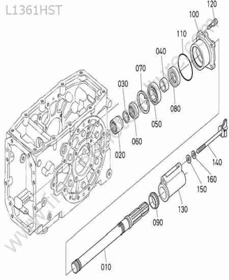 KUBOTA - L1361 : Arbre prise force