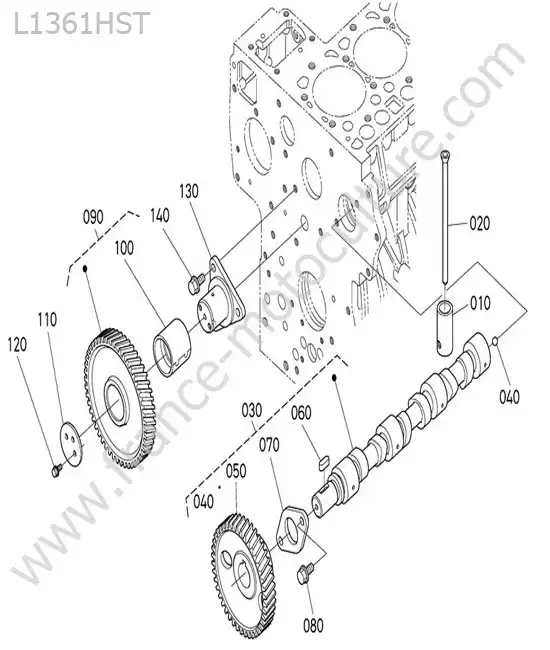 Arbre a came KUBOTA L1361