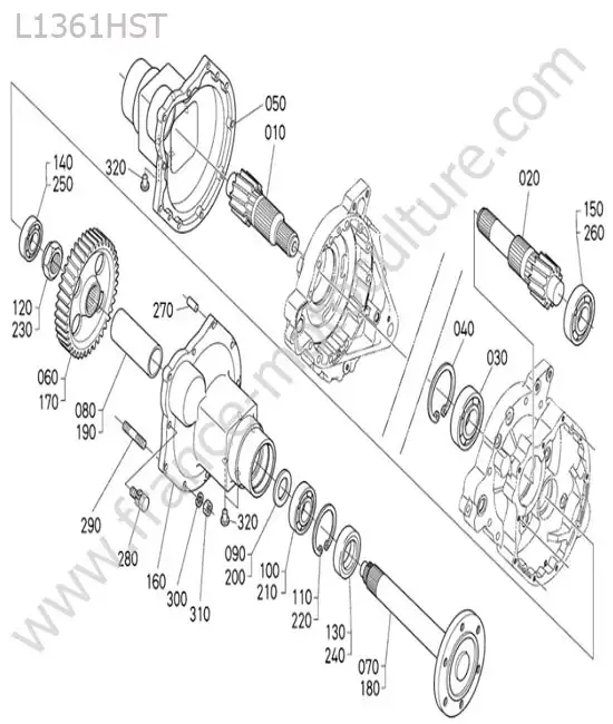 Pont arriere KUBOTA L1361